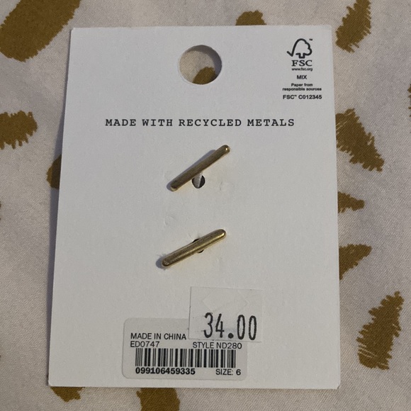 NWT Madewell Stacking Rings-Size 6 - Picture 3 of 4